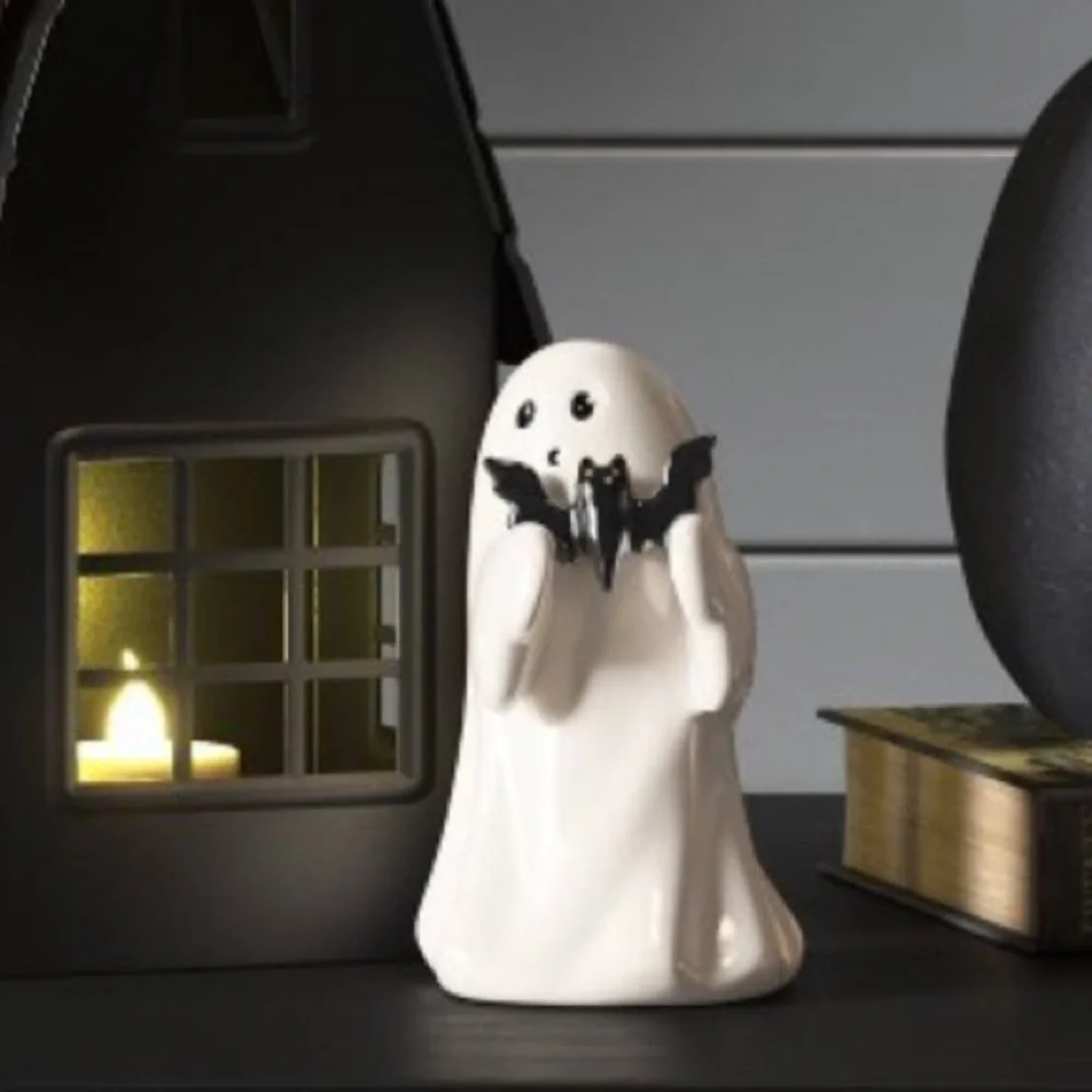 Target - Ceramic Ghost with Bat Halloween Figurine - Hyde and EEK!